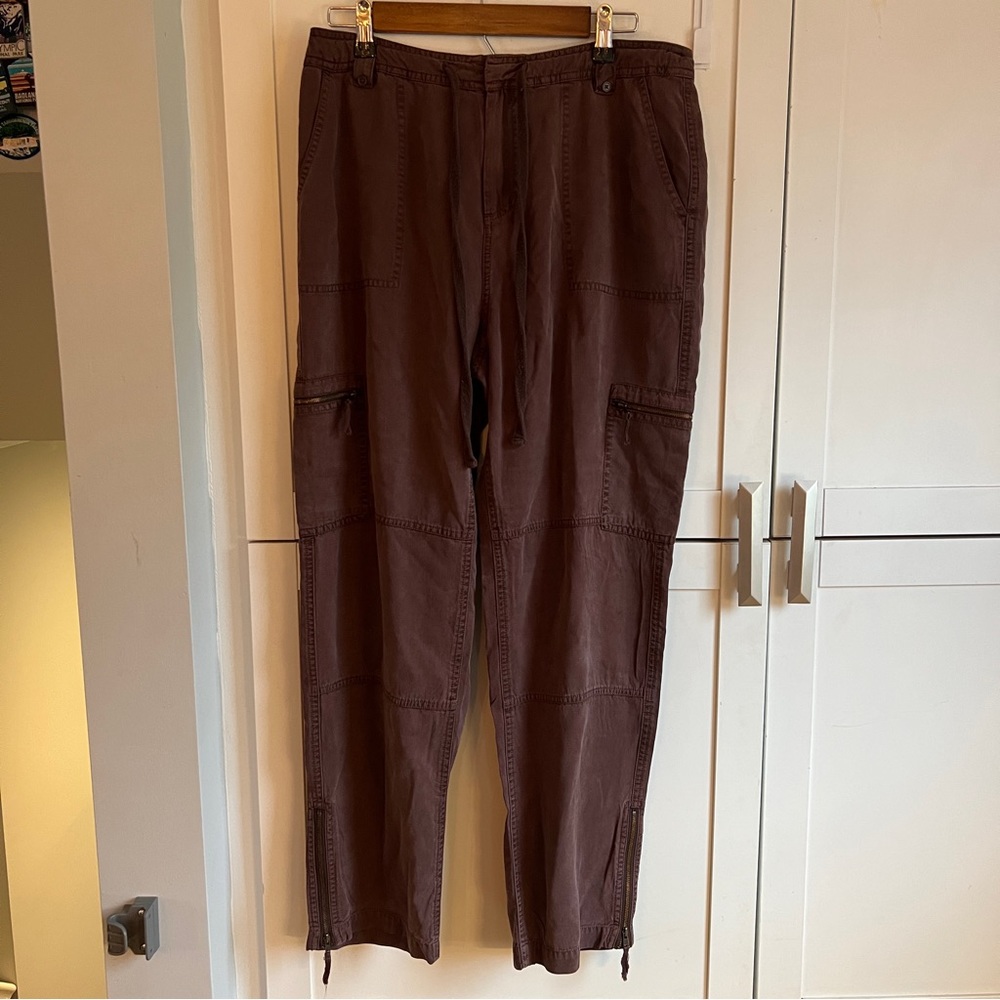 SOFT SURROUNDINGS Straight Leg/Full Length
Gauze Tencel Pants Size M